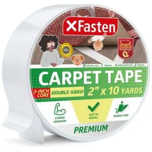 XFasten Carpet Tape for Hardwood Floors